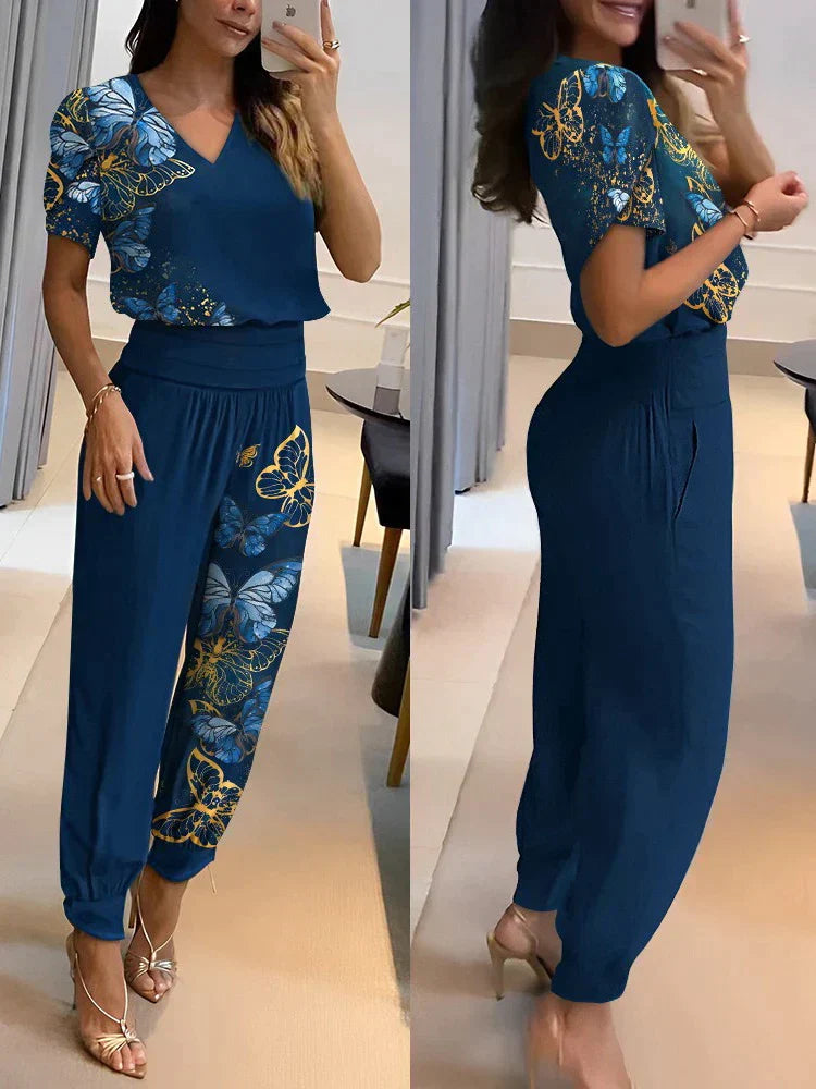 Damkläder Blus och Byxor Modern Design i Bomull och Elastan 3