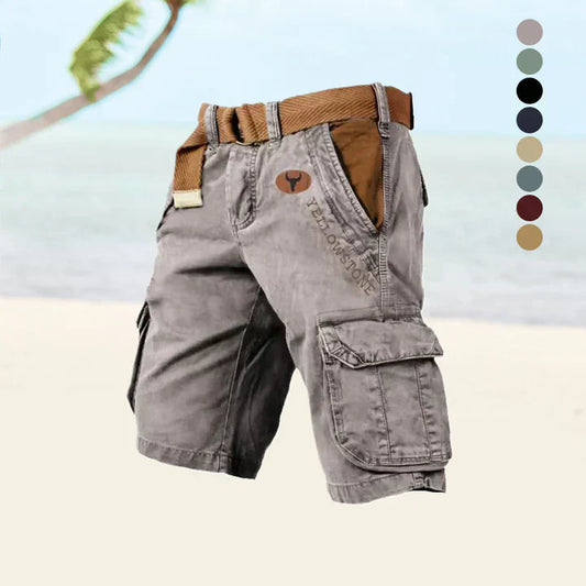 Cargoshorts för Herrar i Stretchmaterial med 6 Fickor â Klassisk Design för Utomhusaktiviteter och Vardagsbruk 1