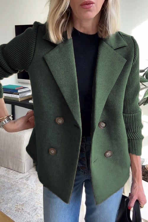 Variant image for Dam Blazer med Kontrasterande Ärmar i Polyester och Elastan-41