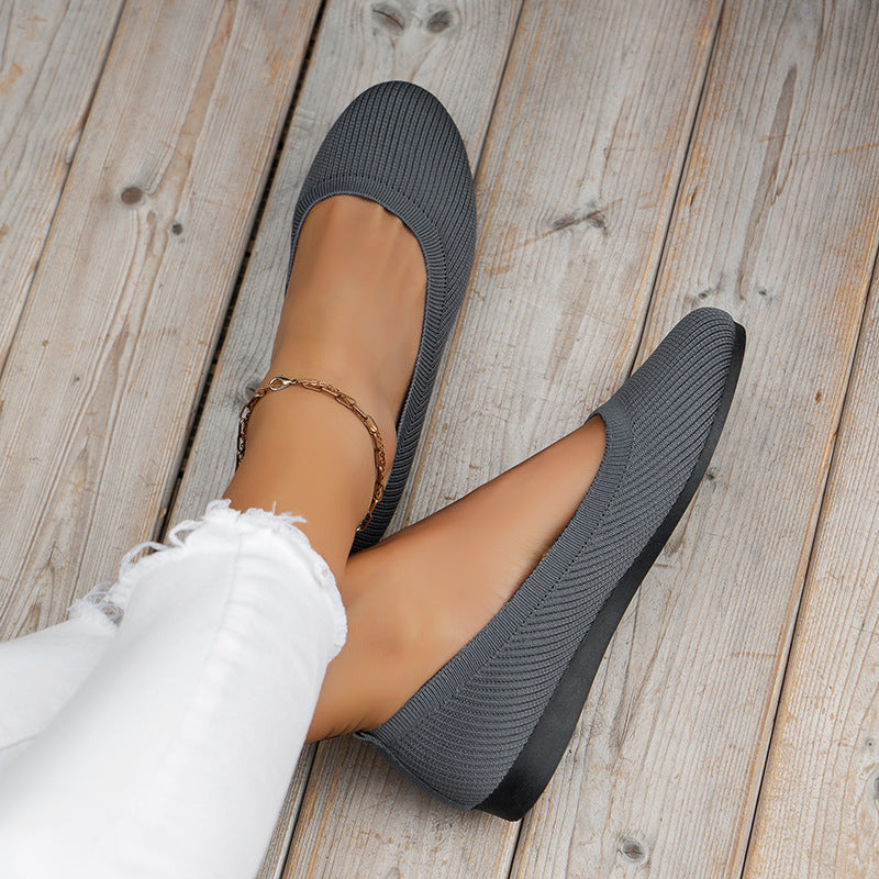 Dam Tofflor Ortopediska Bekväma Syntetmaterial Slip-On-2