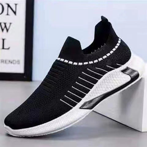 Variant image for Herrens Sportiga Sneakers Slip-On Stickat Övre Material-23