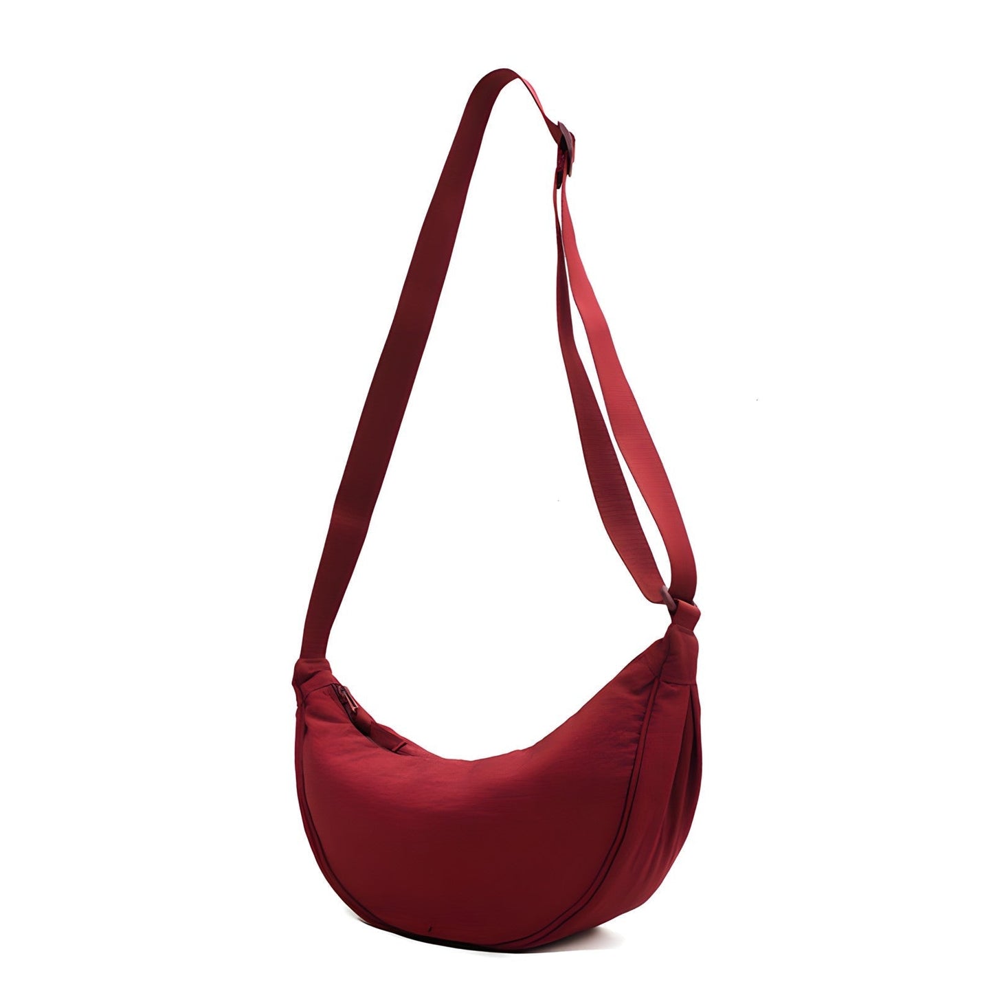 Kvinnors Crossbody Väska Halvmåneformad Nylon Justerbar Axelrem 12