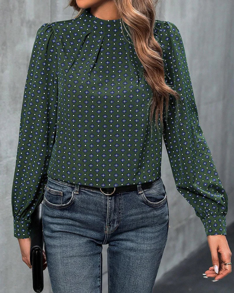 Variant image for Dam Blus Luftig Kemi Design Polyester-13
