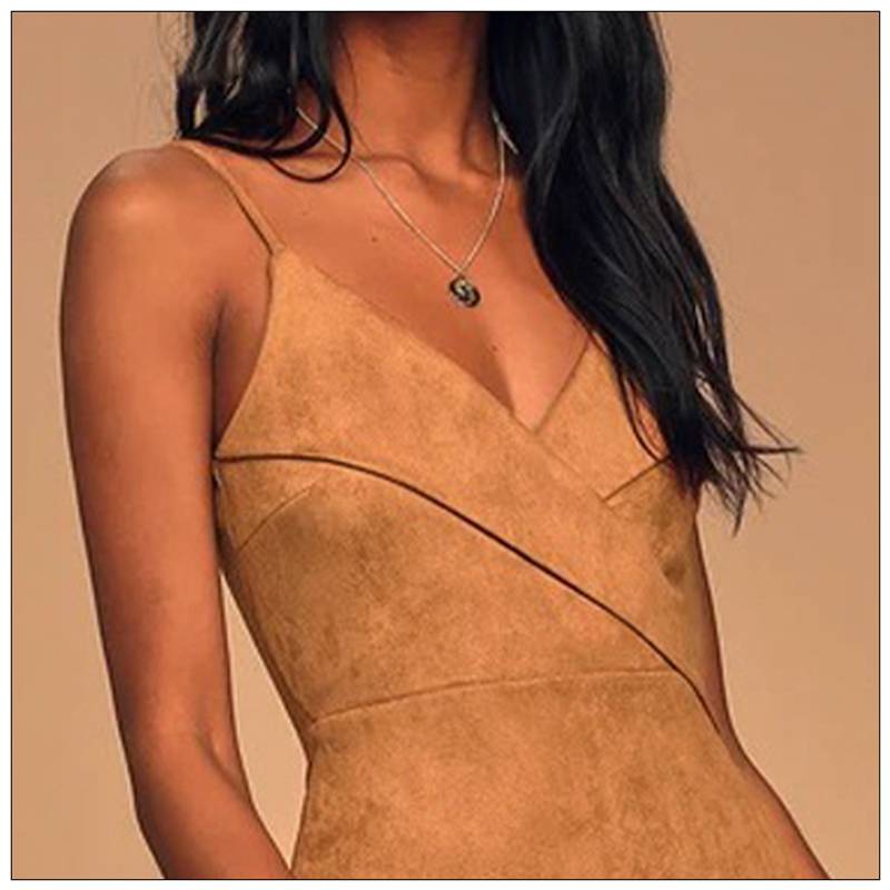 Kvinnors Miniklänning V-ringad Ärmlös Polyester 3