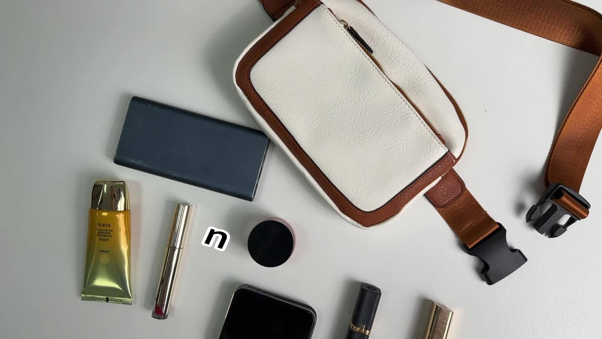 Kvinnors Bältespåse Modern Syntetiskt Läder 4