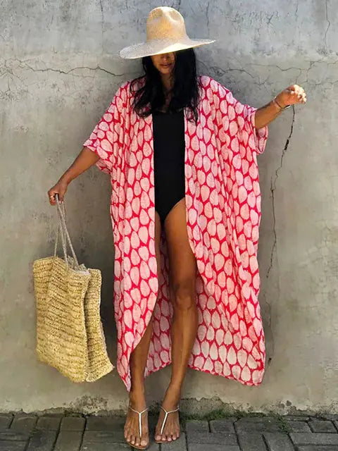 Variant image for Kvinnors Strandpareo Boho Stil Lätt Batik-23