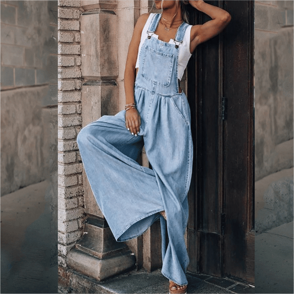 Variant image for Kvinnors Denim Totalt Avslappnad Passform 100% Bomull-6