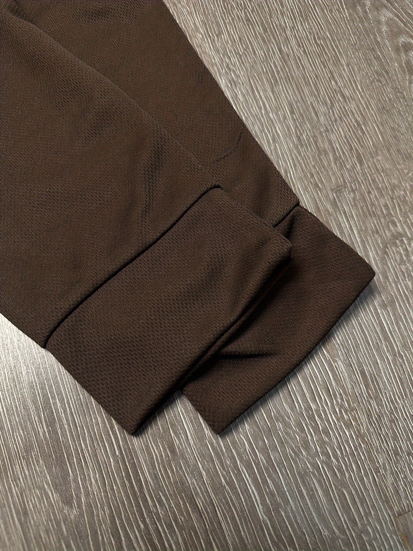 Herr Lång Skjorta Avslappnad Stil Stretchigt Material-2