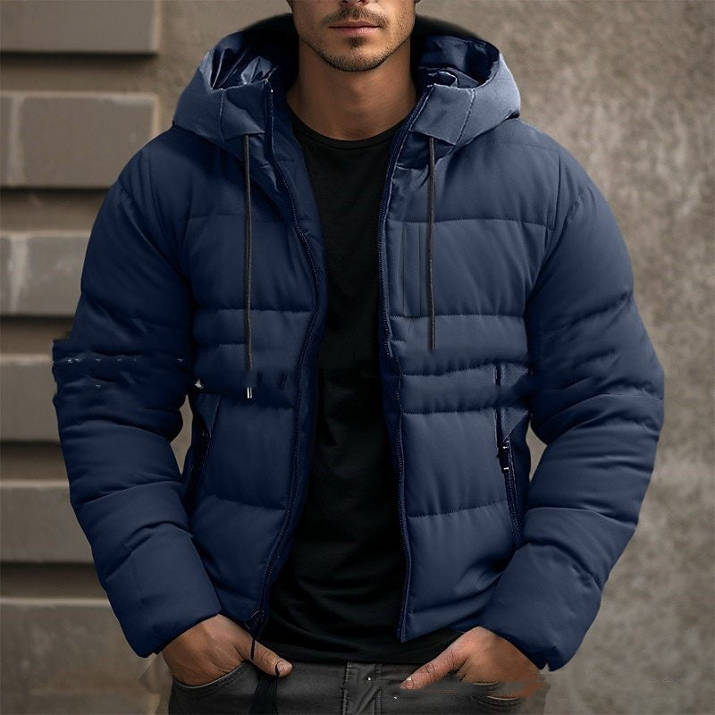 Damjacka Nedjacka Med Huva Justerbar Passform Tjockt Quiltat Material-3