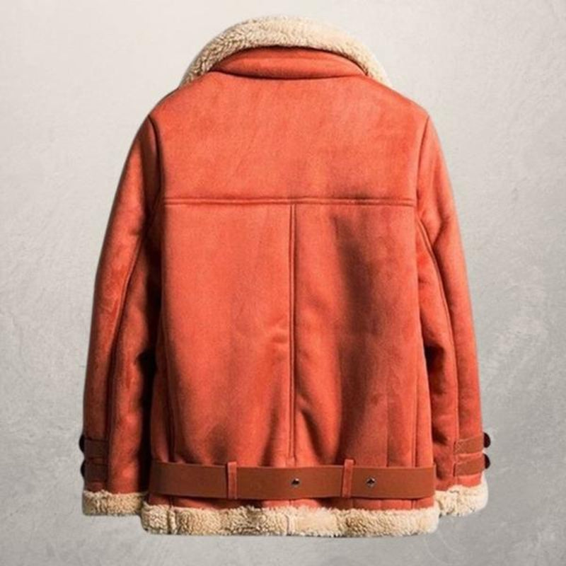 Kvinnors Kappa Med Bälte Street Fashion Polyester Ull-2
