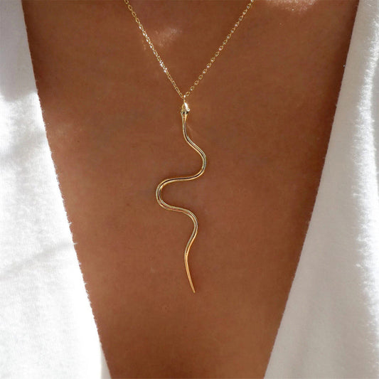 Dam Halsband Vintage GuldplÀterat Justerbar LÀngd Elegant Smycke-1