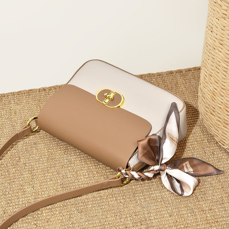 Dam Axelväska Veganskt Läder Justerbara Remmar Rymlig Inredning-4