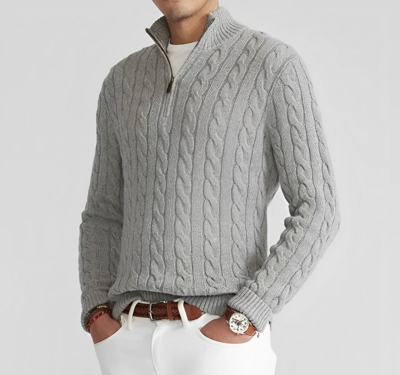 Herren Sweatjacka Modern Design Dragkedja Mjuk Material-3