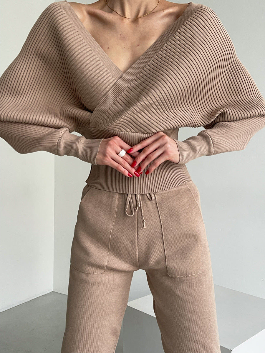 Tvådelat Set Dam Axel-fri Modern Stretchig Viskos-2