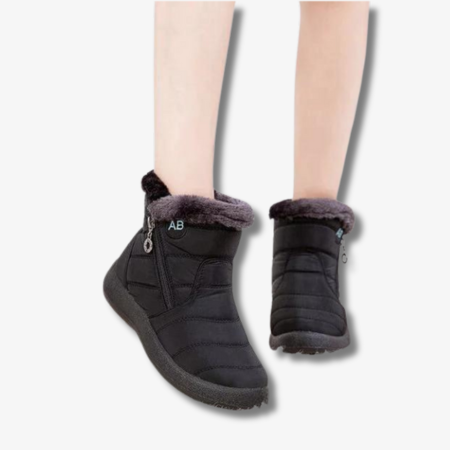 Dam Vinterstövlar Syntetiska Isolerande Komfort Stiliga Design-6