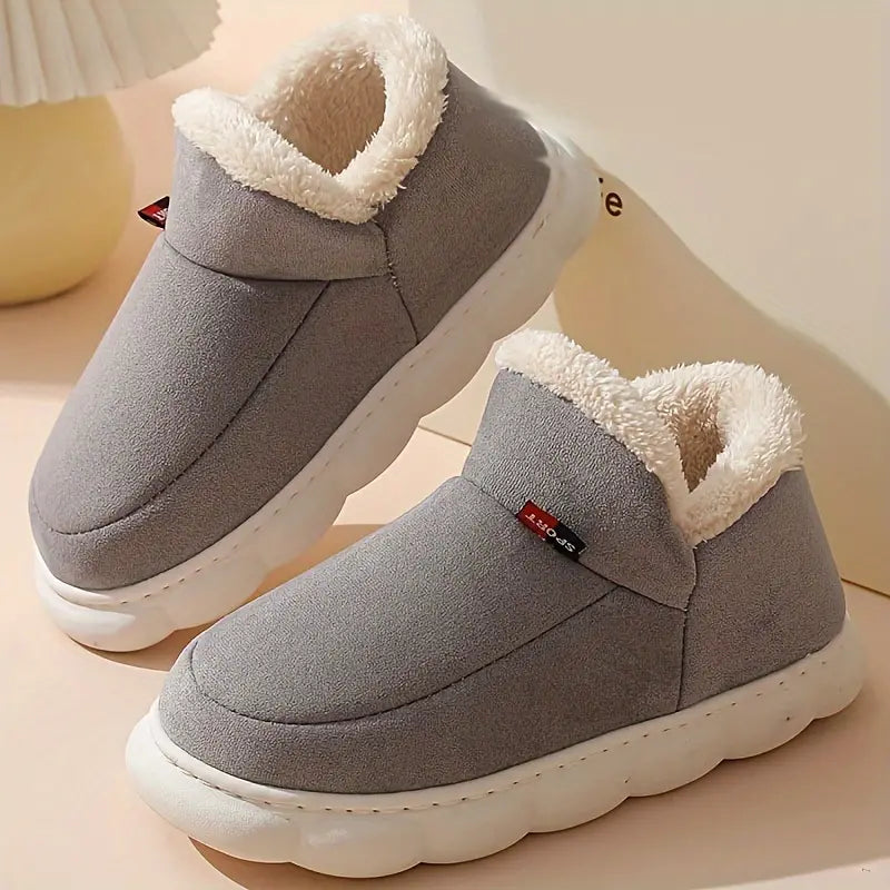 Herrtofflor Klassisk Slip-On Mjukt Material för Inomhus och Utomhus 11