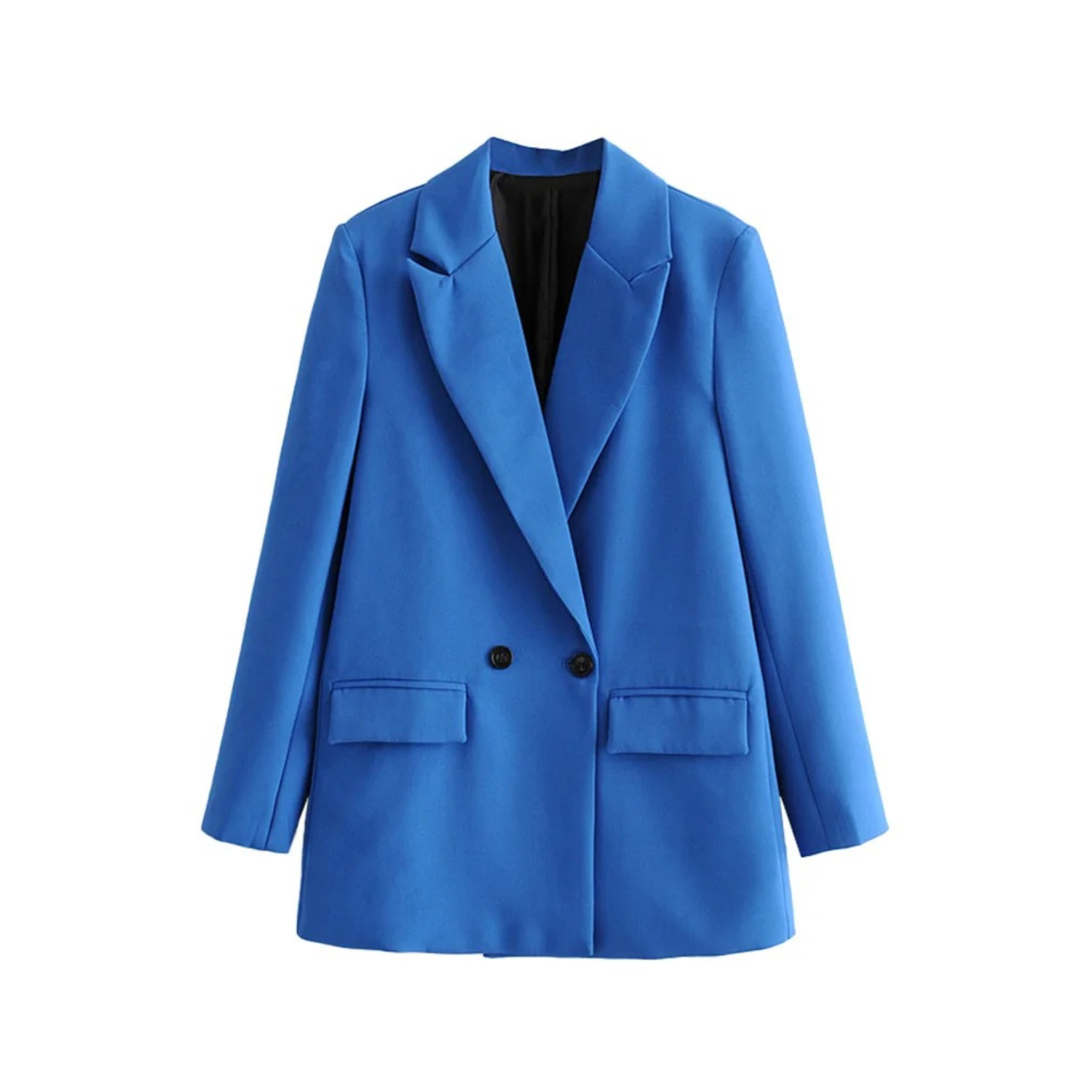 Variant image for Dam Blazer Två-Radig Vintage Stil Polyester Smal Silhuett-31