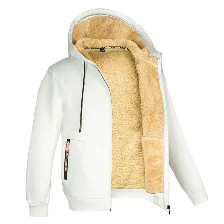 Variant image for Herrar Huvtröja Dragkedja Fleece Polyester-7