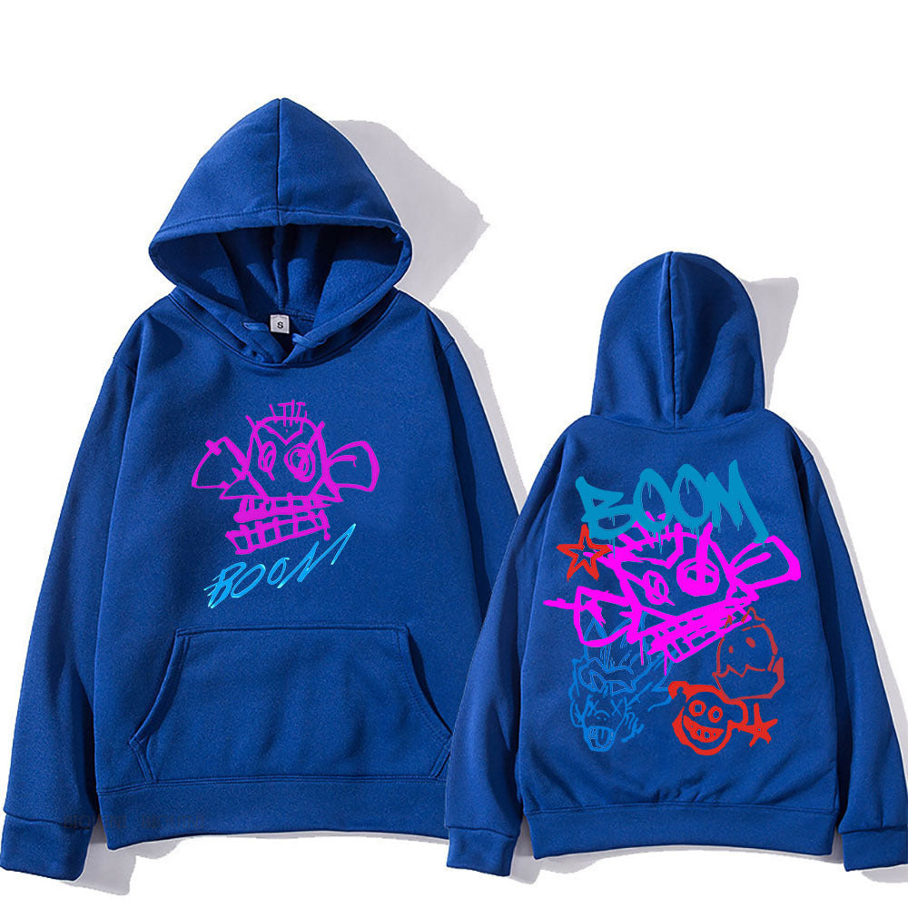 Variant image for Unisex Hoodie Arcane Jinx Tecknad Design Polyester-61