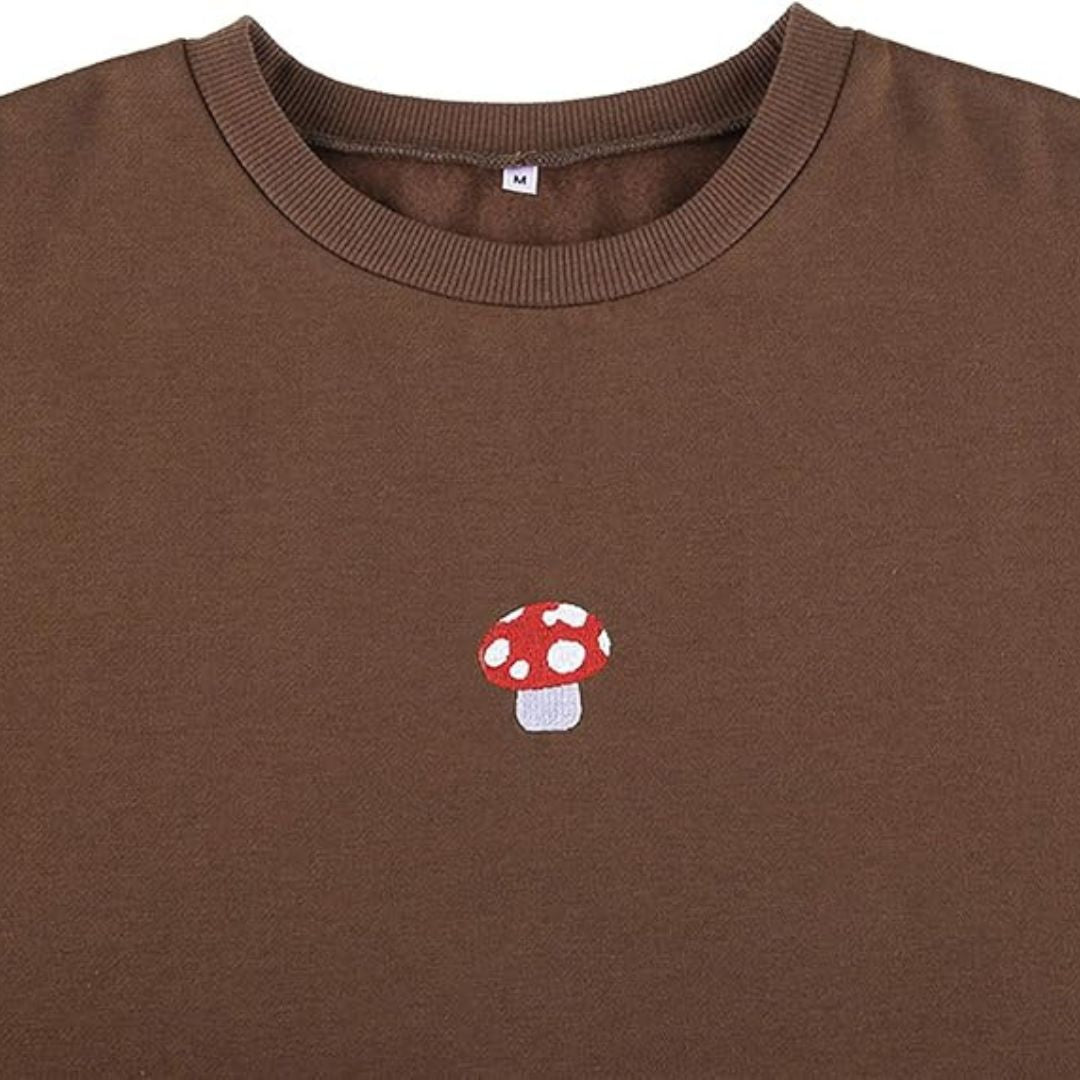 Dam Överdimensionerad Tröja Mjuk Tyg Minimalistisk Design-6