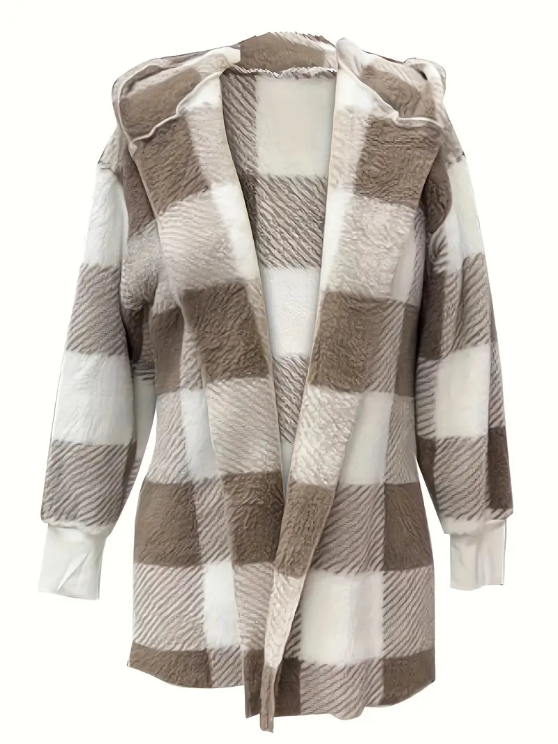 Dam Kappa Teddy Foder med Huva för Vinterbruk-6