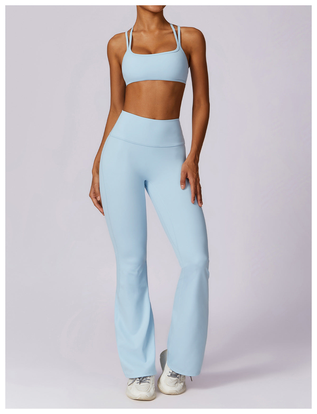 Variant image for Dam Yogabyxor Hög Midja Flare Stretch Nylon-21