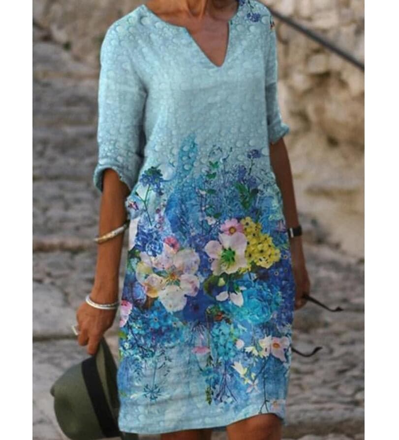 Fina Dam Klänningar Elegant Design Lätt Material-6