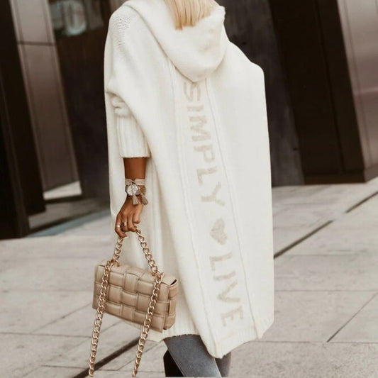 Dam LÄng Kofta Avslappnad Stil Mjuk Material-1