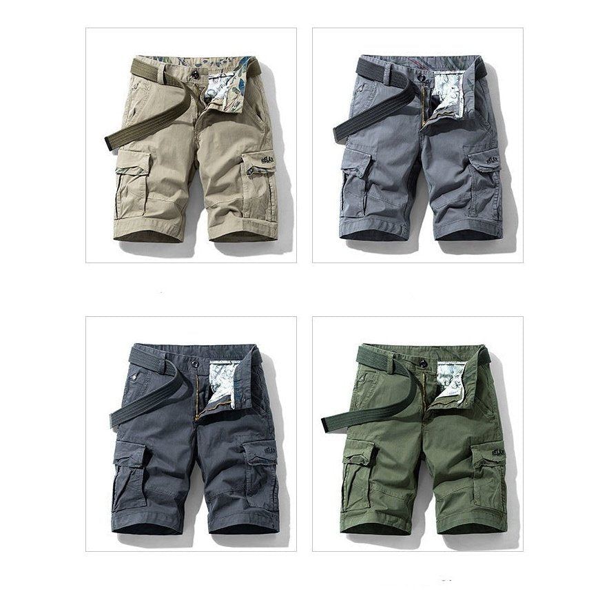 Herr Cargo Shorts Sidfickor 100% Bomull 3