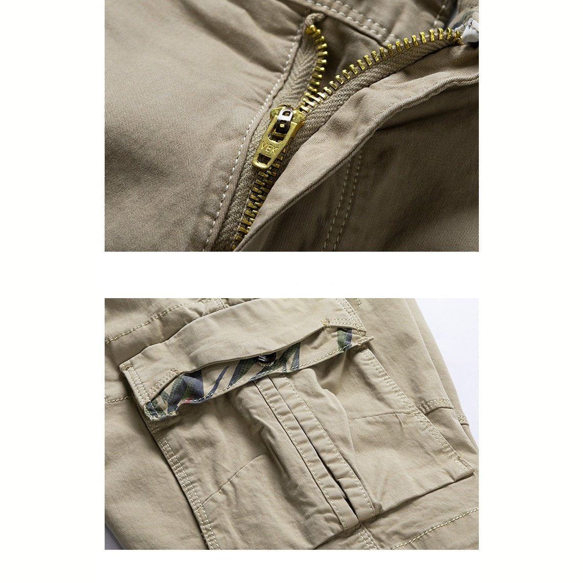 Herr Cargo Shorts Sidfickor 100% Bomull 5