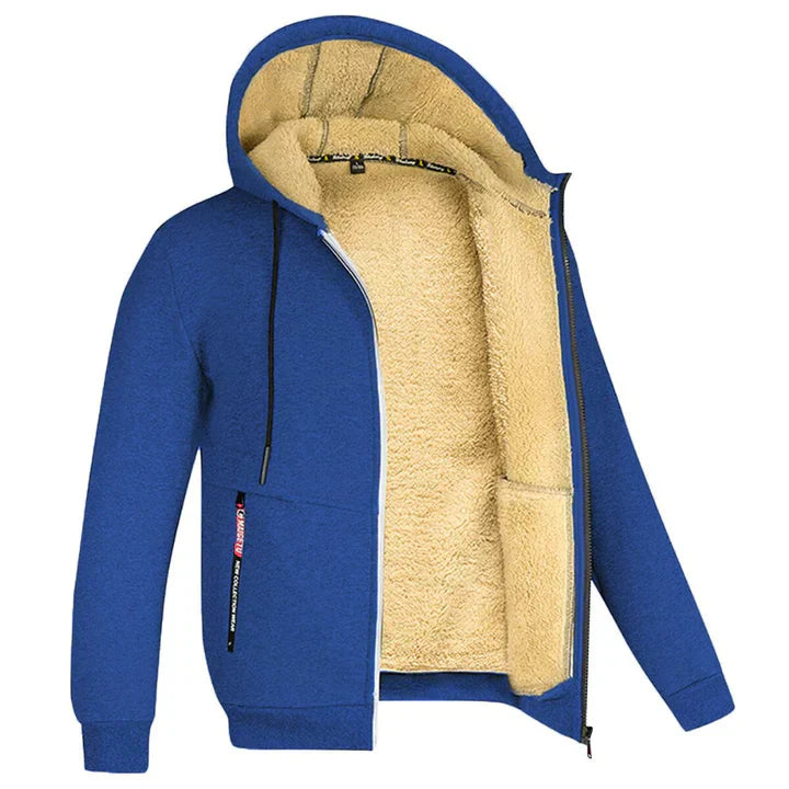Variant image for Herrar Huvtröja Dragkedja Fleece Polyester-25