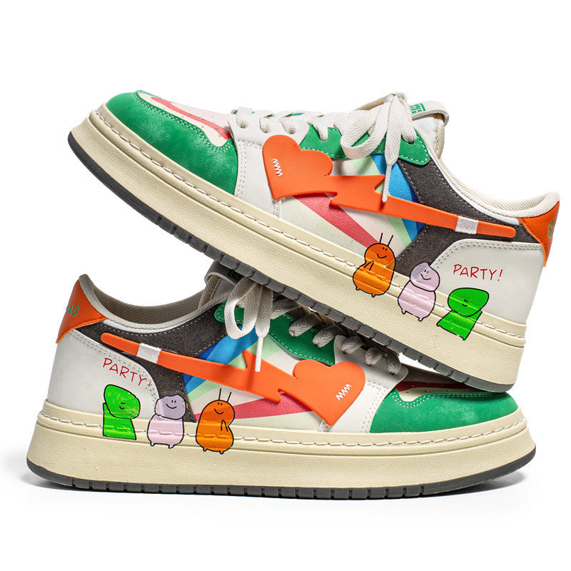 Variant image for Herrskor Sneakers Snörning Ekosläder Komfortabel Design-1