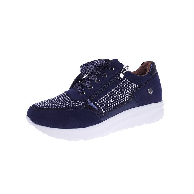 Kvinnor Sneakers Glittrande Detaljer Syntetisk Icke-Slipssula 10