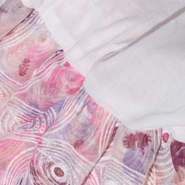 Dam A-linje Klänning Blommönster Ärmlös Polyester Sommarklänning-6