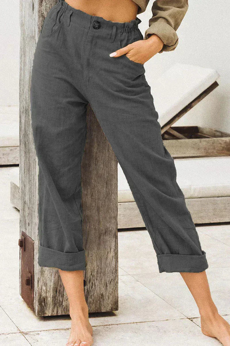 Variant image for Dam Sportbyxor Lätta Polyester med Fickor-9