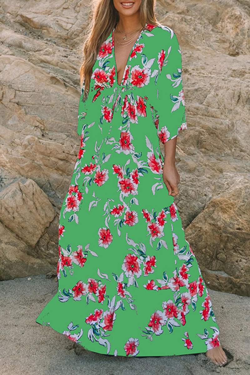 Variant image for Fina Dam Klänningar Bekväm Elegant 100% Bomull Knälång-42