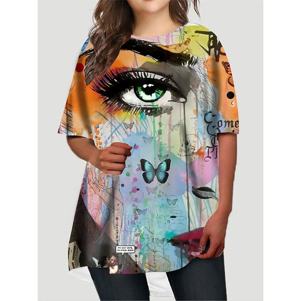 Dam Klänning Plusstorlek Casual Elegant Polyester 16