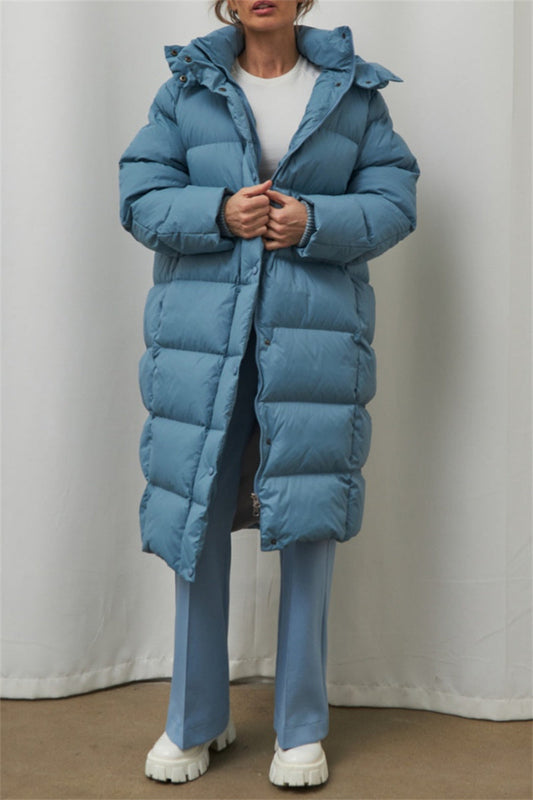 Ytterjacka Dam Huvkrage Enfärgad Polyester Komfortabel Passform-1