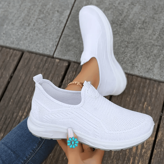 Dam Sneakers Avslappnad Mesh LĂ€tt och Andningsbar-1