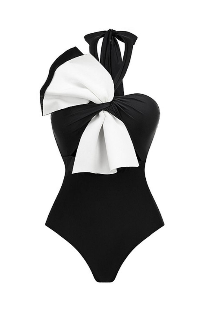Baddräkt Dam Trådlös Slipdekor Nylon Spandex-5