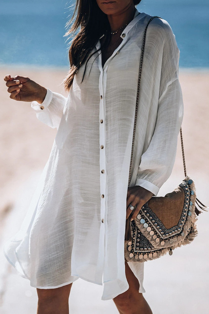 Dam Badkläder Transparent Monokrom Syntetisk Fiber-3