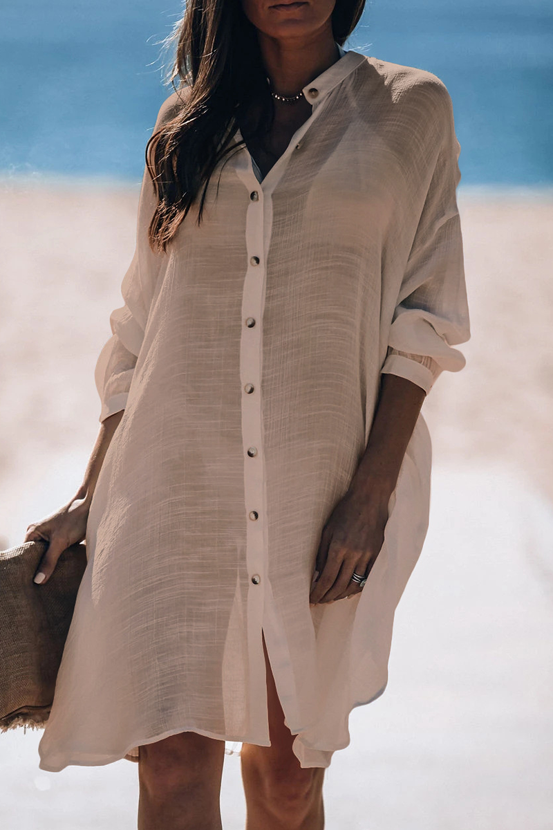 Dam Badkläder Transparent Monokrom Syntetisk Fiber-5