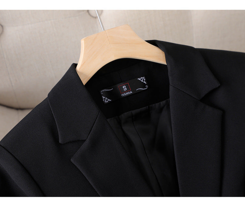 Dam Blazer Slim Fit 3D-Mönster Polyester-5