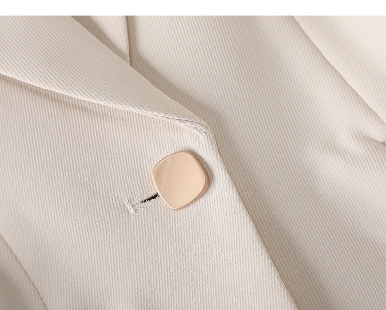 Dam Blazer Slim Fit 3D-Mönster Polyester-6