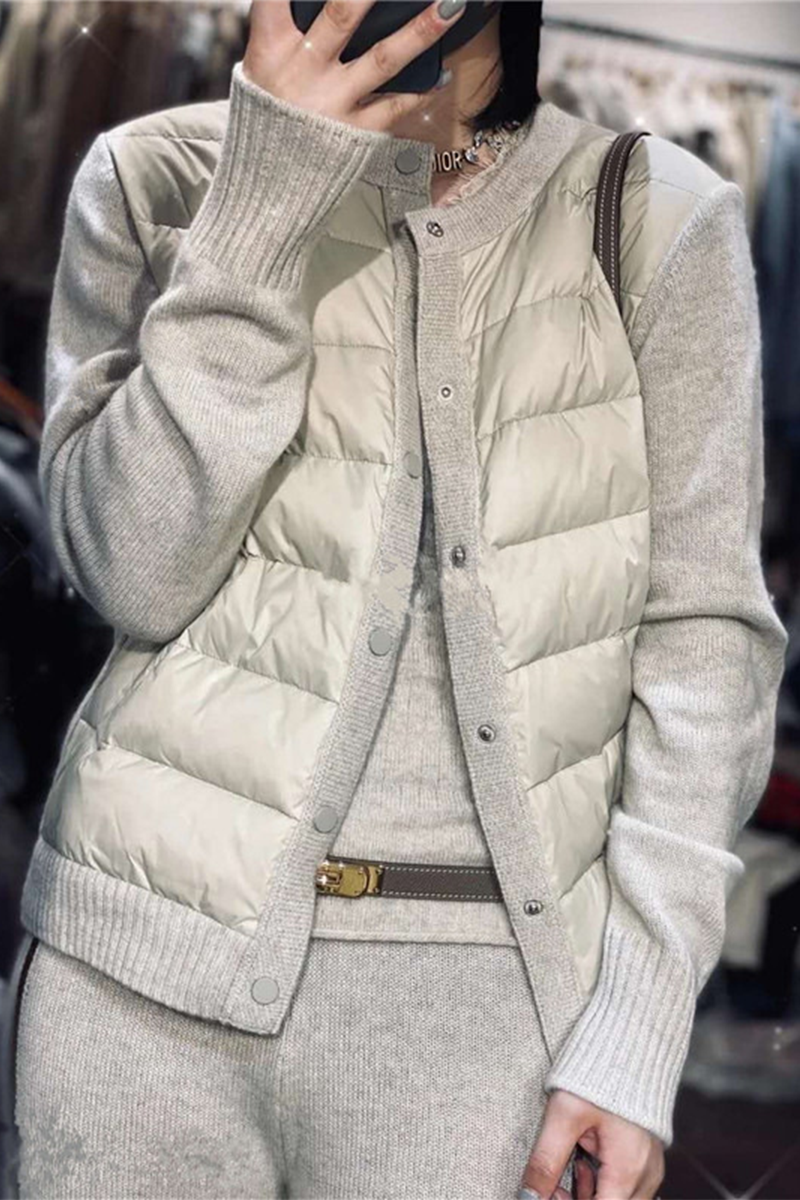 Variant image for Dunjacka Dam Avslappnad Lättviktsjacka i Mjuk Bomullsblandning-1