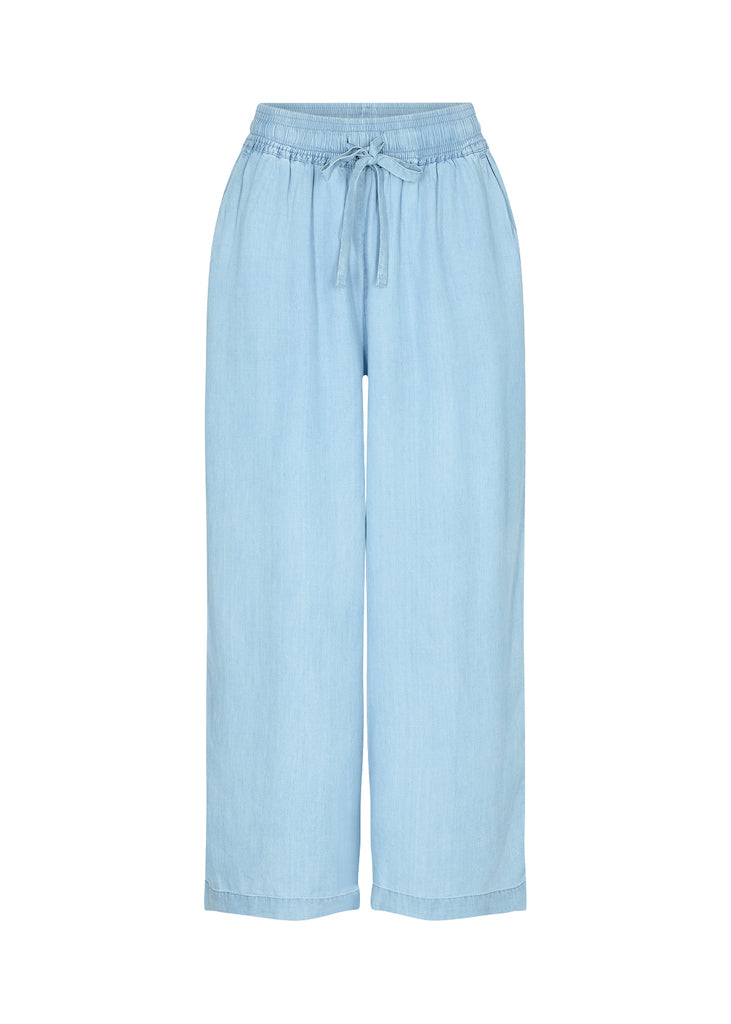 Dam Byxor Loose Fit Denimlook 100% Lyocell-5