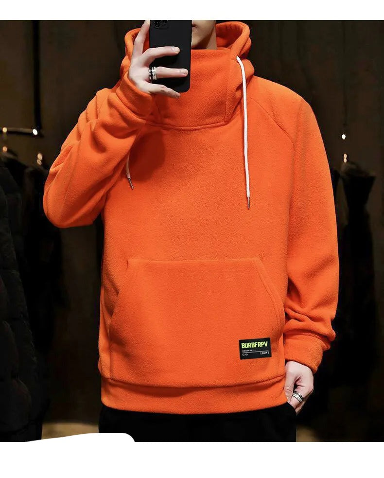 Damer Överdimensionerad Huvjacka Varm Polyester-5