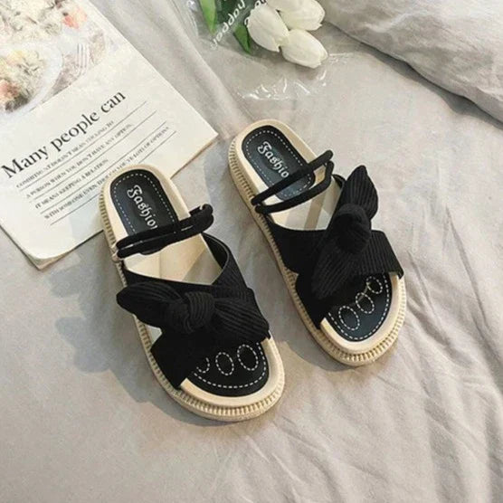 Dam Sandaler Sommar Design Gel, Elegant och Komfortabel Syntetisk Konstruktion-4