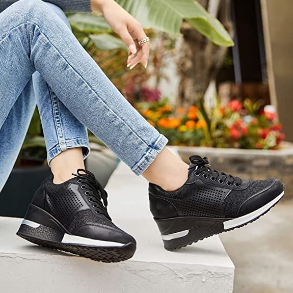 Variant image for Kvinnor Sneakers Kilklack Syntetiska Material-19