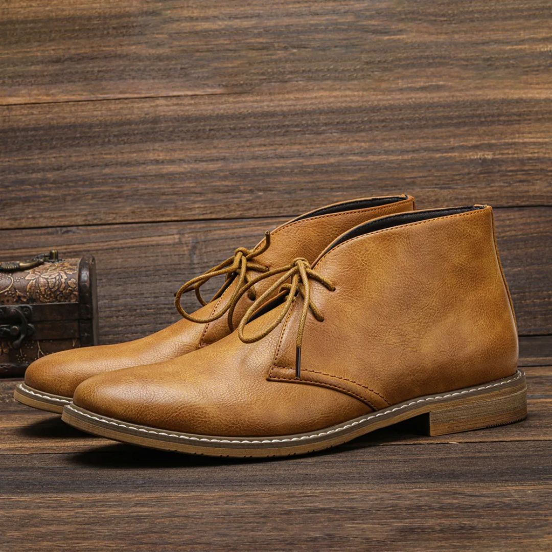 Herr Chukka Stövlar Läder Elegant Komfort-1